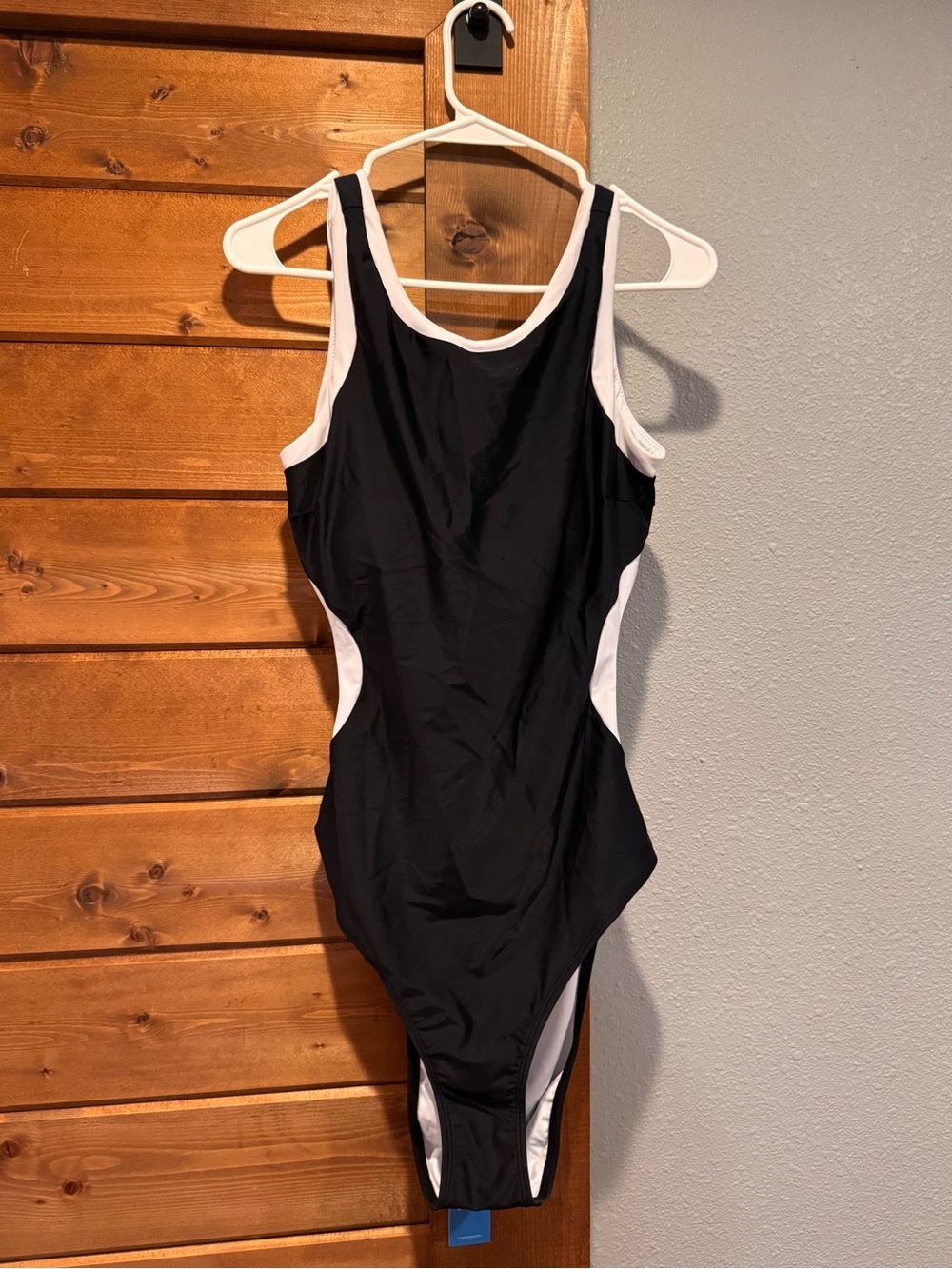 NWT Cupshe Classic Black & White One-Piece
